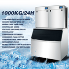 Máquina de fazer gelo em cubos de 1 tonelada Cristal 1000 kg/24 horas Máquina de fazer gelo de grande capacidade