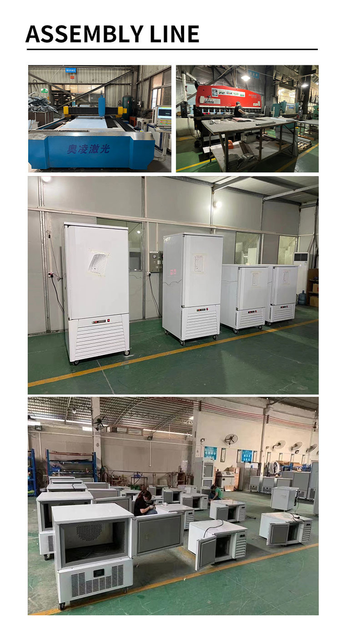 10 bandejas supercongelador resfriador de ar pequeno para máquina de refrigeração congelamento rápido 18